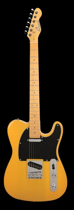 Amati N Series Model #40TCBS "T" Style Electric Guitar in a Butterscotch Finish image 1