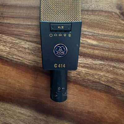 AKG C414 XLII Large Diaphragm Multipattern Condenser Microphone 2010s - Black image 3