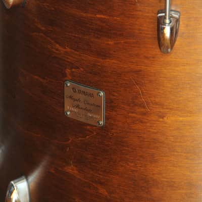 Yamaha Maple Custom Absolute - vintage black 18" floor tom image 15