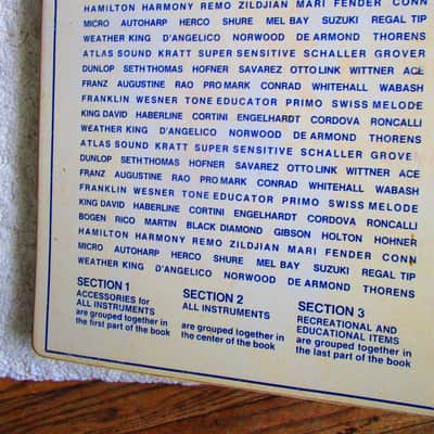 David Wexler Musical Instruments Jobber Catalog, 1974, 479 Pages image 2