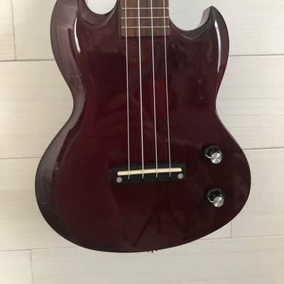 Aileen EU240 Electric Ukulele- Gibson SG style + gig bag image 2