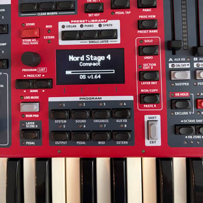 Nord Stage 4 SW73 Compact 73-Key with music rest and bag image 3