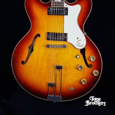CLEAN! 1967 Epiphone Riviera Sunburst image 2