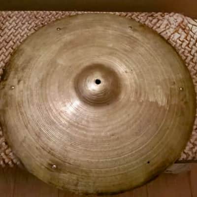 Zildjian 20" A. Zildjian Sizzle Ride Cymbal 1960s 1970s Traditional image 1