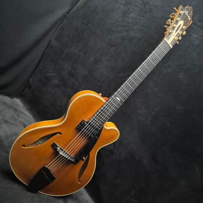 2022 Lombardozzi 15.5" Hollow-body Archtop Guitar w/ OHSC image 5