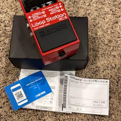 Boss RC-5 Loop Station 2020 - Present Red
