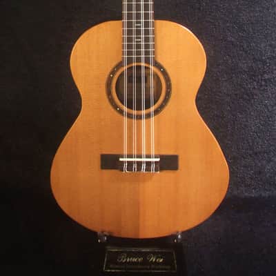 Gift for Musician - Handmade 8 String Baritone Ukulele, Solid Spruce, Indian Rosewood, Mop Inlay, Soft-bag, Bruce Wei UG19-2347 image 4
