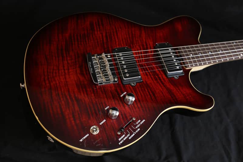 Ernie Ball Music Man 25th Anniversary Hardtail Reflex 2009 Venetian Redburst image 1