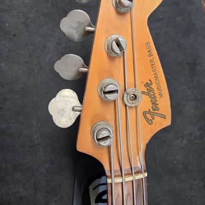 Fender Musicmaster 1973-1974 - Vintage white image 5