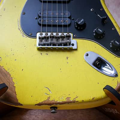 FENDER USA Custom Shop Ltd '67 Reissue Stratocaster Relic "Graffiti Yellow" (2023) image 7