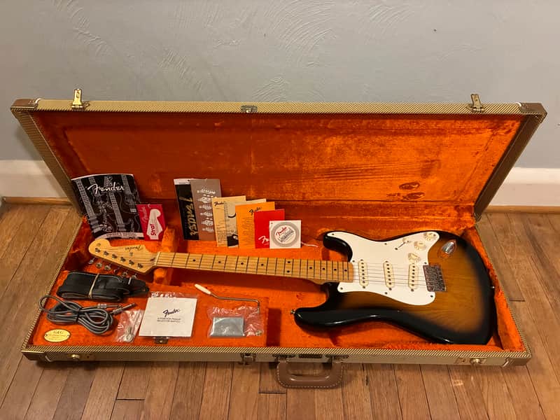Fender American Vintage '57 Stratocaster Electric Guitar | Reverb