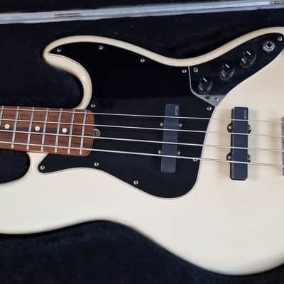 Fender American Standard Jazz Bass Custom Upgrades Olympic White 2015 image 2