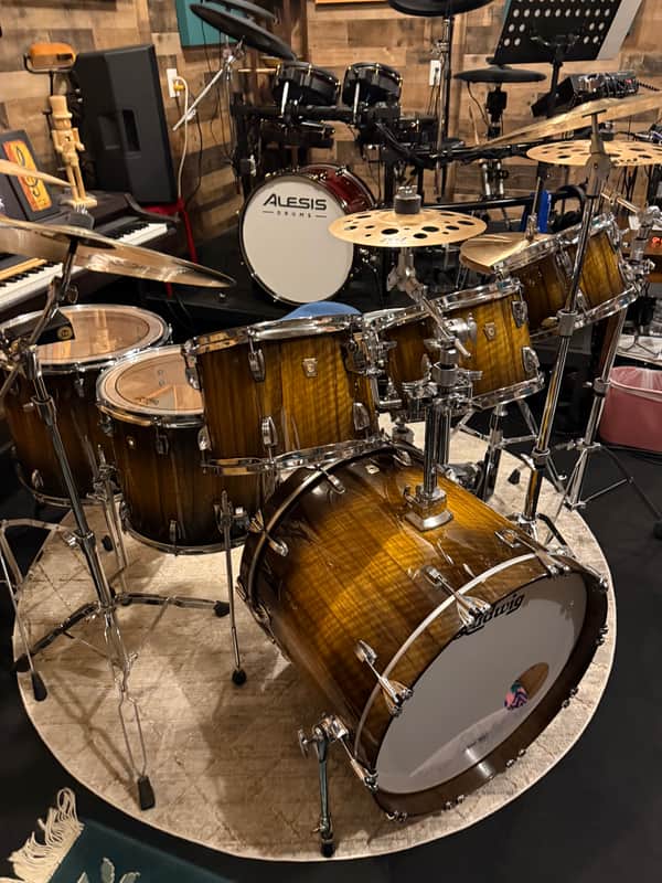 6pc Ludwig Legacy Exotic Maple - Black Limba image 1