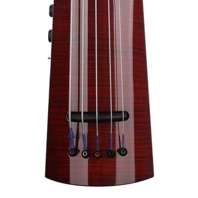 NS Design WAV Omni 5-string Electric Bass - Transparent Red image 2