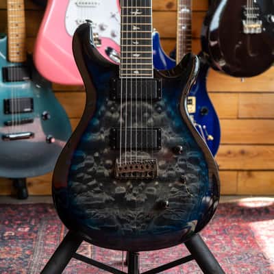PRS SE Mark Holcomb Seymour Duncan Scarlett & Scourge SVN Seven String In Holcomb Blue Burst - (Pre-Owned) image 1