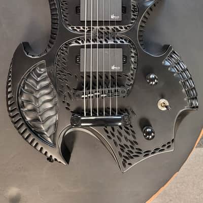 Halo Guitars GVK Baritone Custom - Satin Black image 2