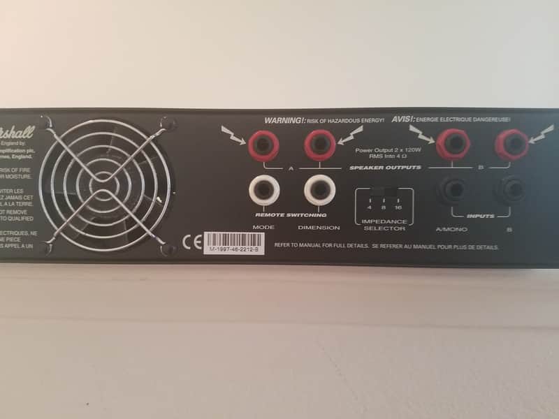 Marshall Valvestate Pro 120/120 1997 Power Amp Guitar | Reverb