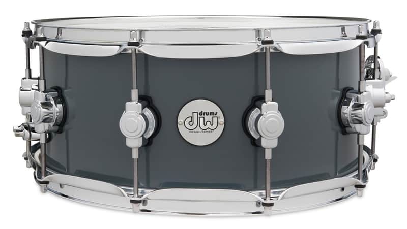 DW Design Series Snare Drum - 6 x 14-inch - Steel Grey (DDLG0614SSSG) image 1