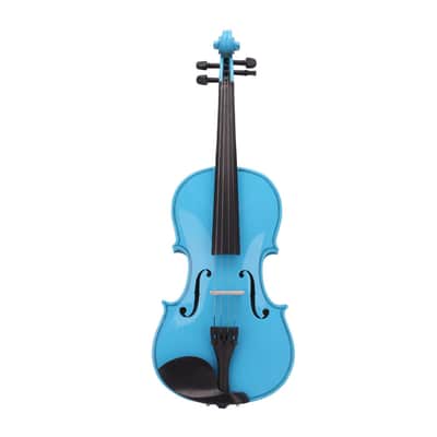 Ozics 4/4 Acoustic Violin Case Bow Rosin Sky Blue image 2