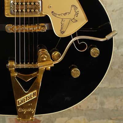 GRETSCH G7593 Black Falcon with Bigsby - Made in Japan 2003 - Black image 5
