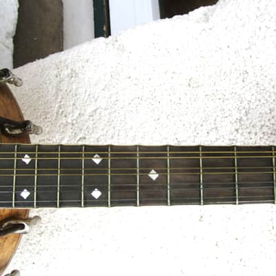 Slingerland Banjo Mandolin, 1920's, Birdseye Maple Pot, Tone Ring, 10 3/4" head, Abalone Inlays, Case image 6