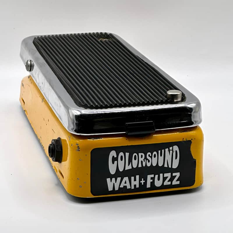 Vintage 1970s Colorsound Wah Fuzz Swell Guitar Effects Pedal image 1
