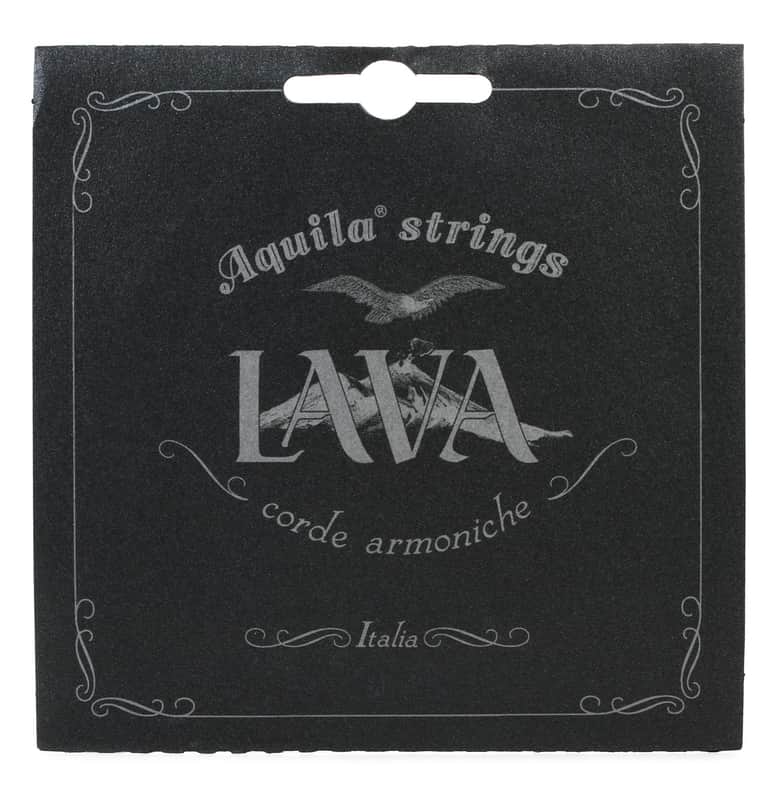 Aquila USA 119U Lava Nylgut Tenor Ukulele Strings - Wound Low G 8-string (2-pack) Bundle image 1