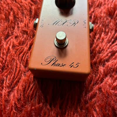 MXR MX-105 Script Phase 45 1973 - 1975 - Orange with Box and Spec Sheet image 5