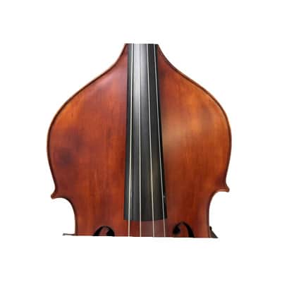 High-grade handmade solid wood Upright double bass 3/4,flamed maple back image 8