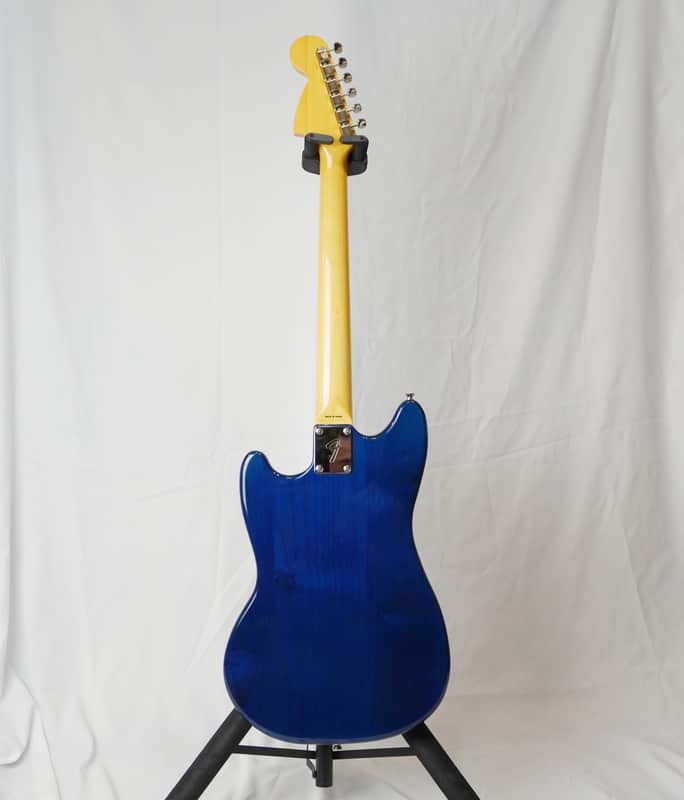 Fender Japan Thinline Mustang MG-HO (2012) Trans Blue MIJ – Semi