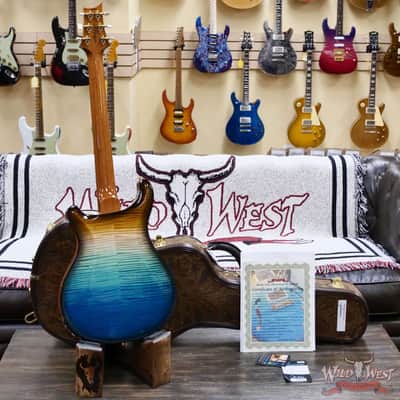 PRS Wild West Guitars 25th Anniversary Limited Run Wood Library Artist Package Hollowbody II Piezo Beach Fade Smoke Burst 5.40 LBS (US Only / No International Shipping) image 9