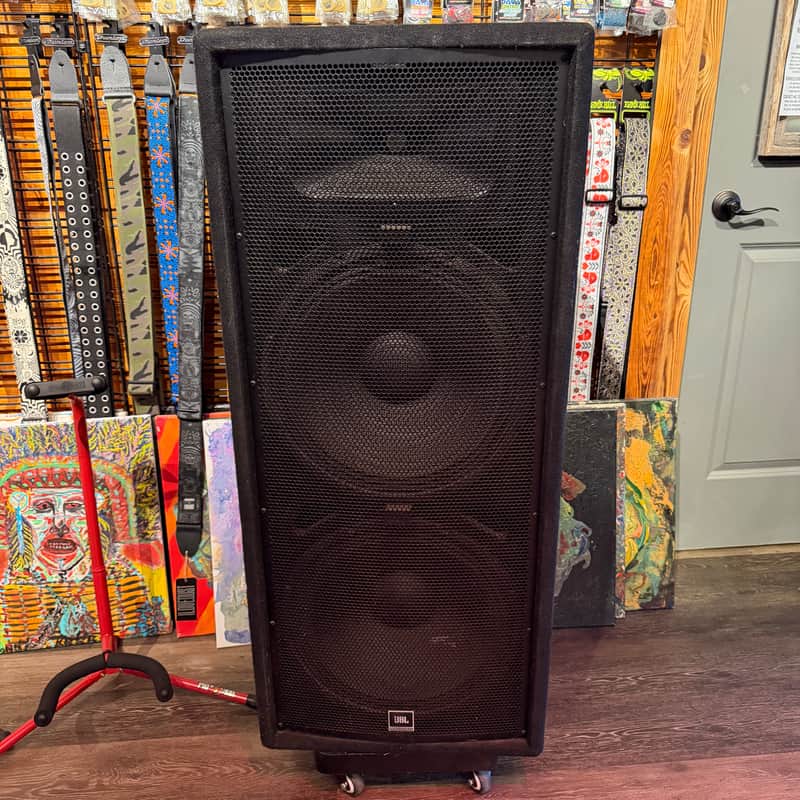 JBL JRX225 2-Way Dual 15" Passive Speaker 2010s - Black image 1
