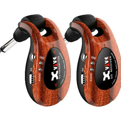 Xvive Audio U2 Digital Wireless System 2.4 GHz for Guitars-Red/Black image 1