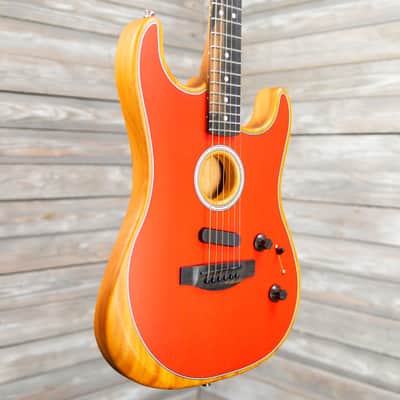 Fender American Acoustasonic Stratocaster - Dakota Red (IT-S) image 2