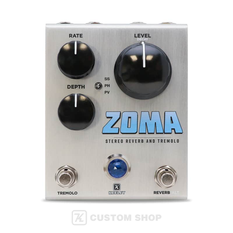 Keeley Zoma Stereo Reverb & Tremolo Pedal image 1