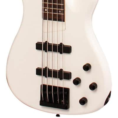 Rogue LX205B-PWH Series III 5-String Bass Pearl White