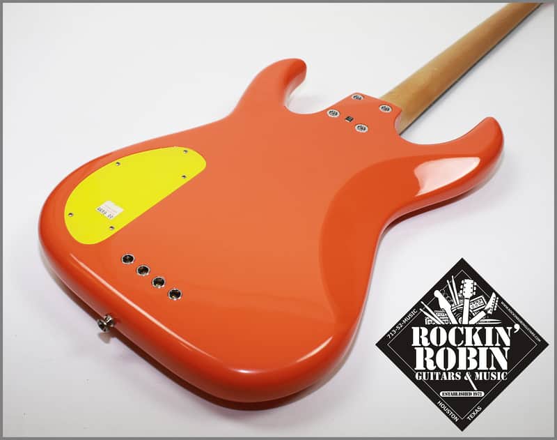 Fleabass Flea Bass Orange and Yellow w/Orignial Bag | Reverb