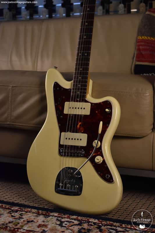 Fender Jazzmaster 1965 Olympic White L Plate