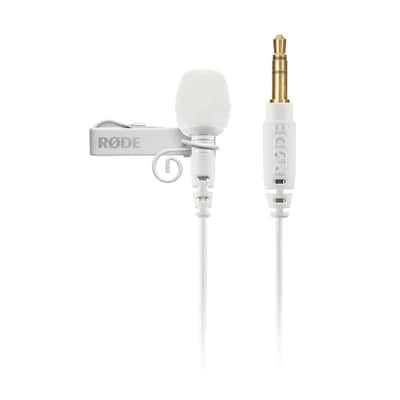 RODE Lavalier GO Professional-Grade Wearable Microphone, White image 1