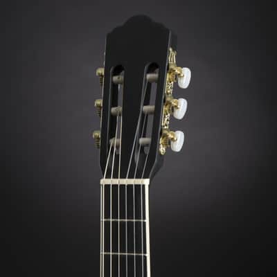 Almeria CC 36 EQ Classic BK Black - 4/4 classical guitar image 4