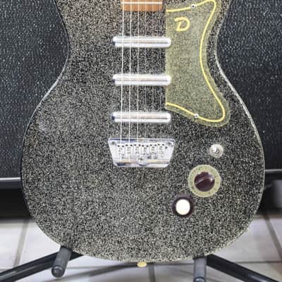Danelectro '56 U-3 Reissue 1999 - Black Sparkle image 1