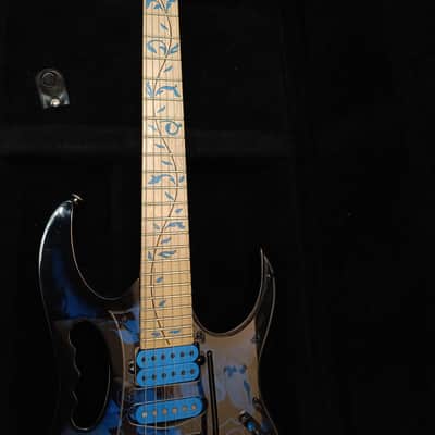 Ibanez JEM77P-BFP Steve Vai Signature 2015 - Present - Blue Floral Pattern image 2