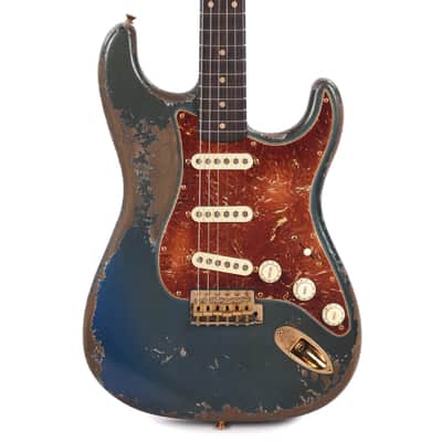 Fender Custom Shop Masterbuilt 1960 Stratocaster Heavy Relic - Dale Wilson 2024 - Lake Placid Blue image 2