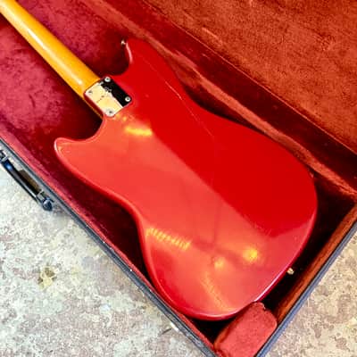 Fender Musicmaster II with Rosewood Fretboard 1964 - 1969 - Dakota Red original vintage USA 1966 image 10