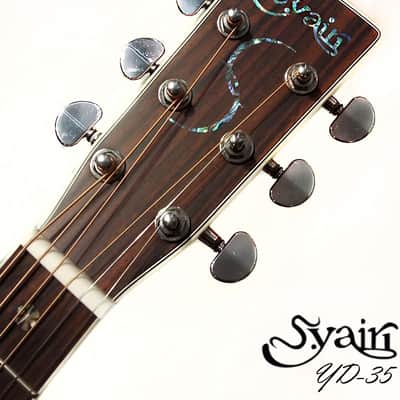 S.Yairi YD-35 Solid wood Sitka Spruce & Indian Rosewood Dreadnought acoustic guitar High-quality image 8