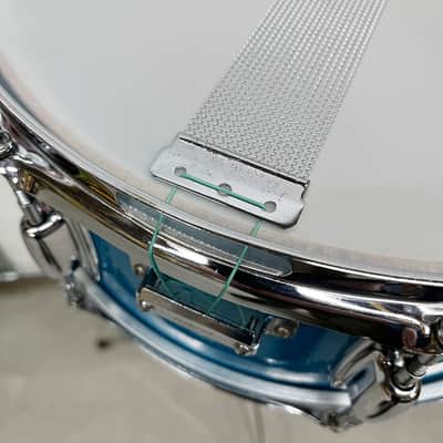 Vintage Early 1970s Ludwig Standard Snare Drum in Blue Mist image 6