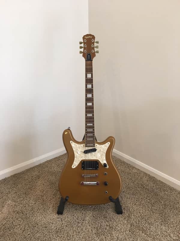 Epiphone Coronet Wilshire 1990s Gold image 1
