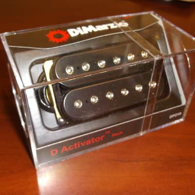 DiMarzio DP219BK D Activator Neck Humbucker - BLACK image 1