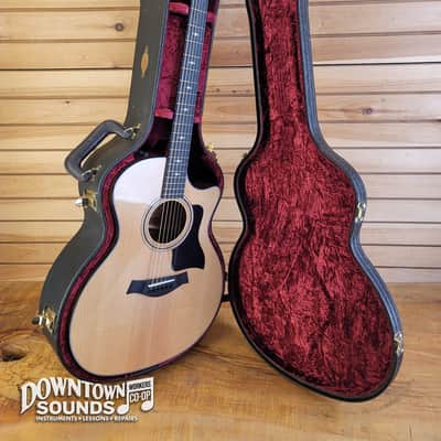 2021 Taylor 314ce Grand Auditorium Acoustic / Electric Guitar with Taylor Hard Case - Natural, 4lbs 11oz image 11