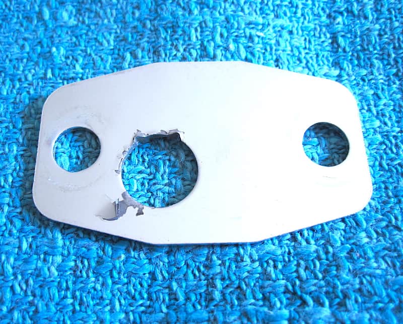 Ludwig Bass Drum Leg Spur Mounting Bracket Backing Plate - Vintage image 1
